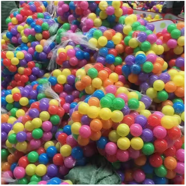 Manufacture Thicken PE Colorful Cheap Playground Ball Pit Balls Soft Plastic Anti-flexible Ocean Balls for pool