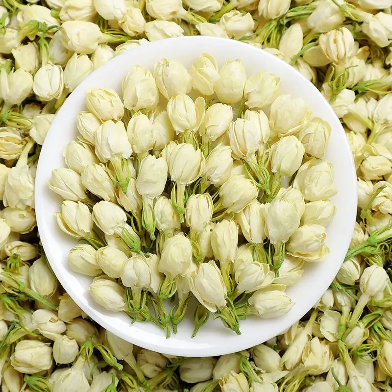 100% Natural Dry Jasmine Flowers Hand-Filled Herbal Tea Dried Jasmine Buds Raw Export Variety Sampaguita Melati Putih Holidays