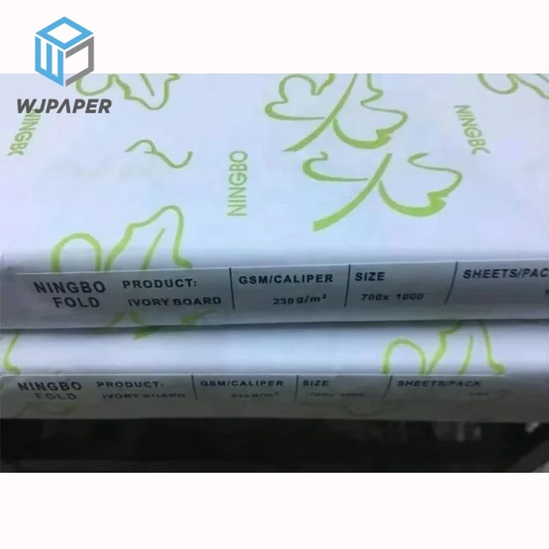 NingBo (Нинбо) Сложите 170gsm 190gsm 210gsm 230gsm 250gsm 300gsm 350gsm 400gsm C1S слоновая кость доска/завод деталя FBB/ nevia бумага для художественной печати