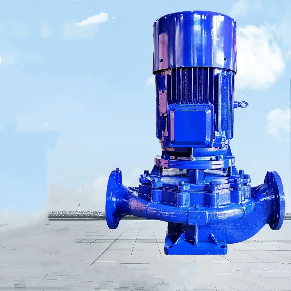 ISG/IRG Single-Stage Vertical Pipeline Centrifugal Pump 100 Head 50 Pump Multi-Stage Hot Water Circulation Electric Machining