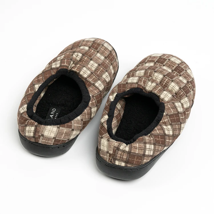 Custom fashion plush fur fuzzy fluffy furry winter warm indoor house home slippers for men