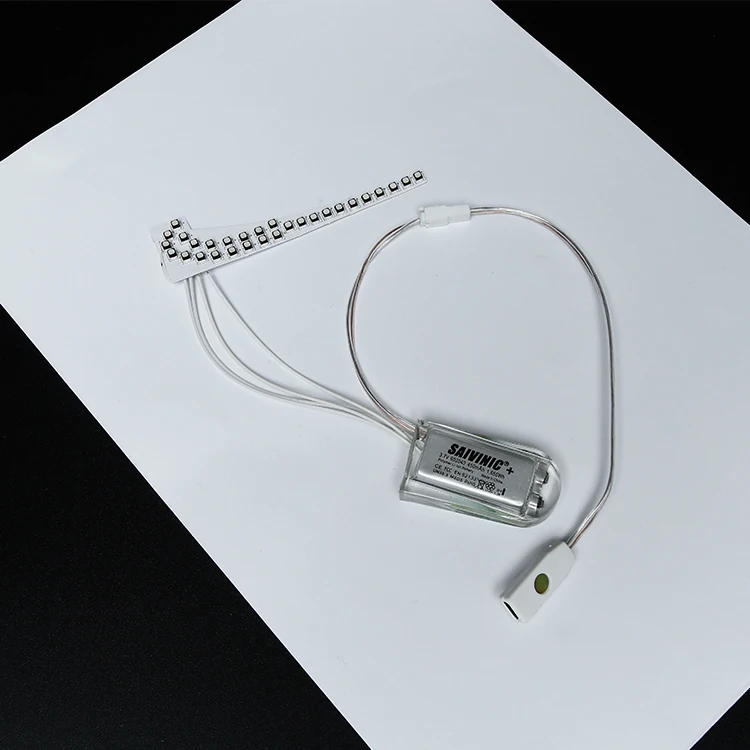 2021 hot sale cheap Mini light battery kids light up sneakers led lights for decorate shoes