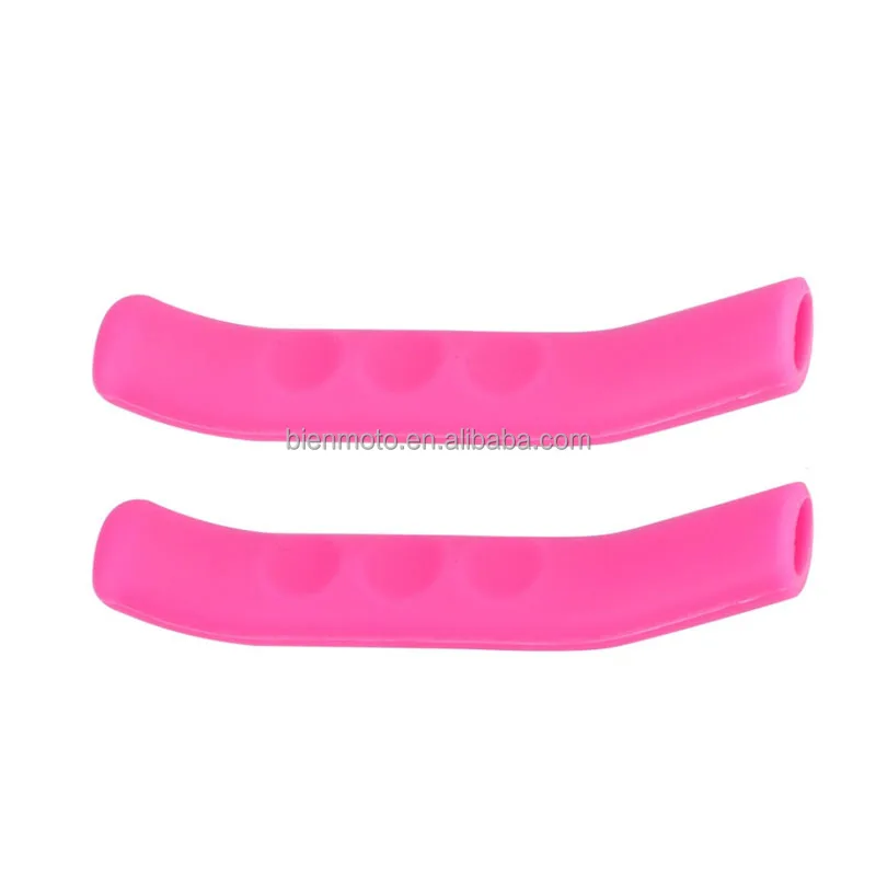 2pcs Bicycle Brake Handle Lever Cover Non-slip Silicone Handlebar Grip Cover  Fixed Gear Universal Type Brake Lever Protection