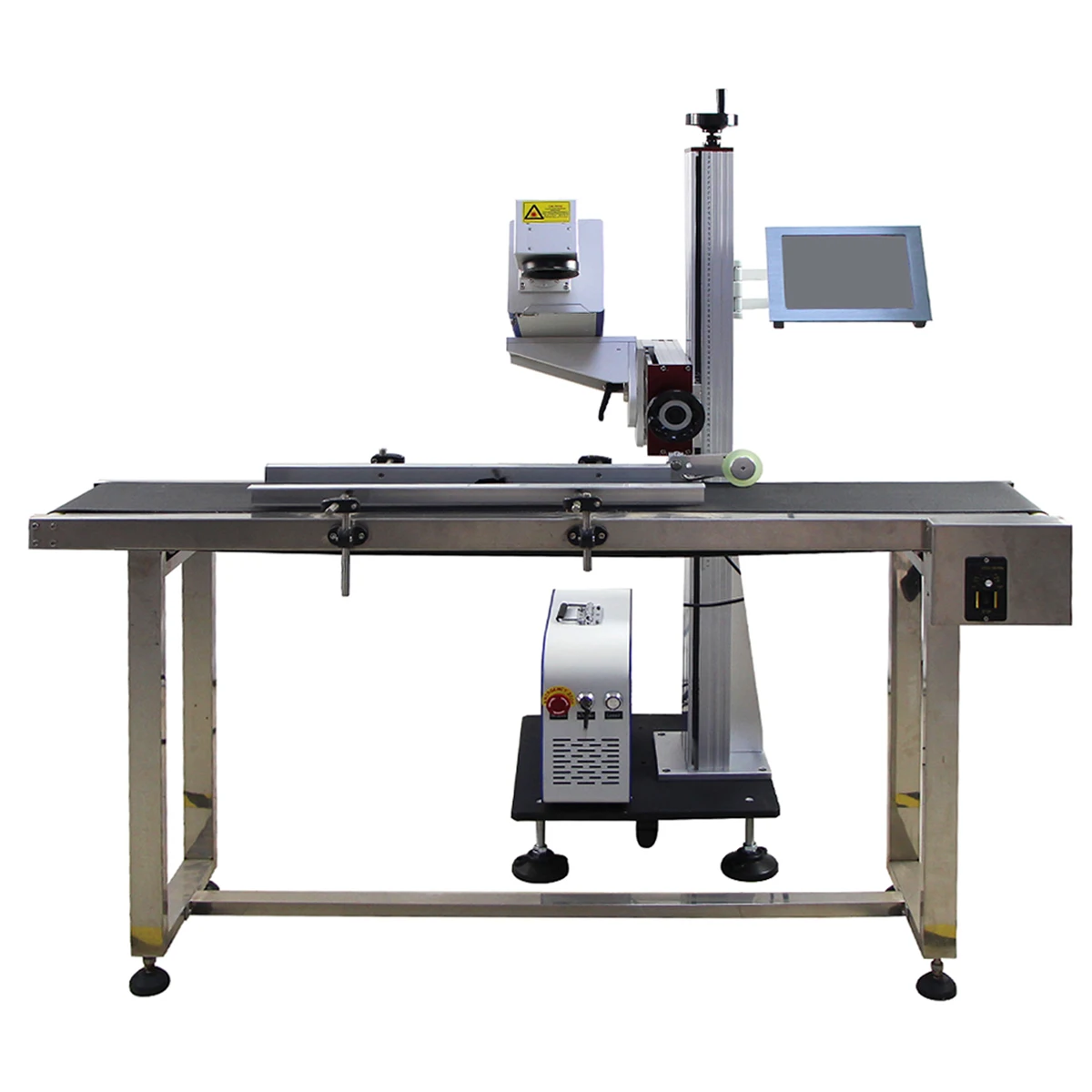 split Co2 laser marking machine 20w 30w 40w large working flying paintings mark modern laser technology machine cnc