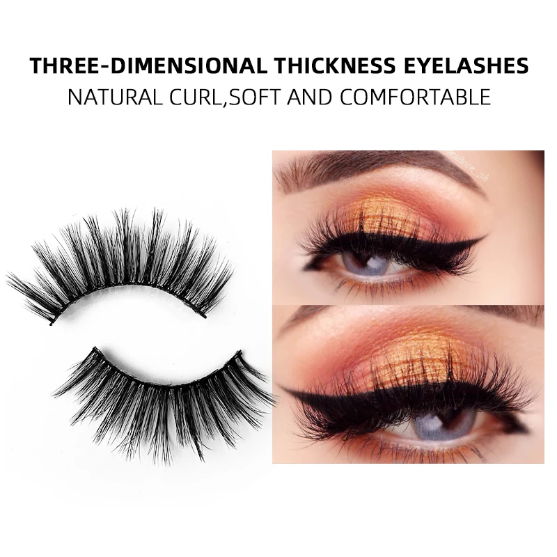 private label high quality silk false eyelashes with brushes  silk eyelashes  high quality lower prices mink eyelash faux mink