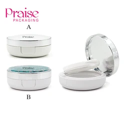 Simple and generous Air cushion BB/CC cream Powder Blush plastic compact powder case