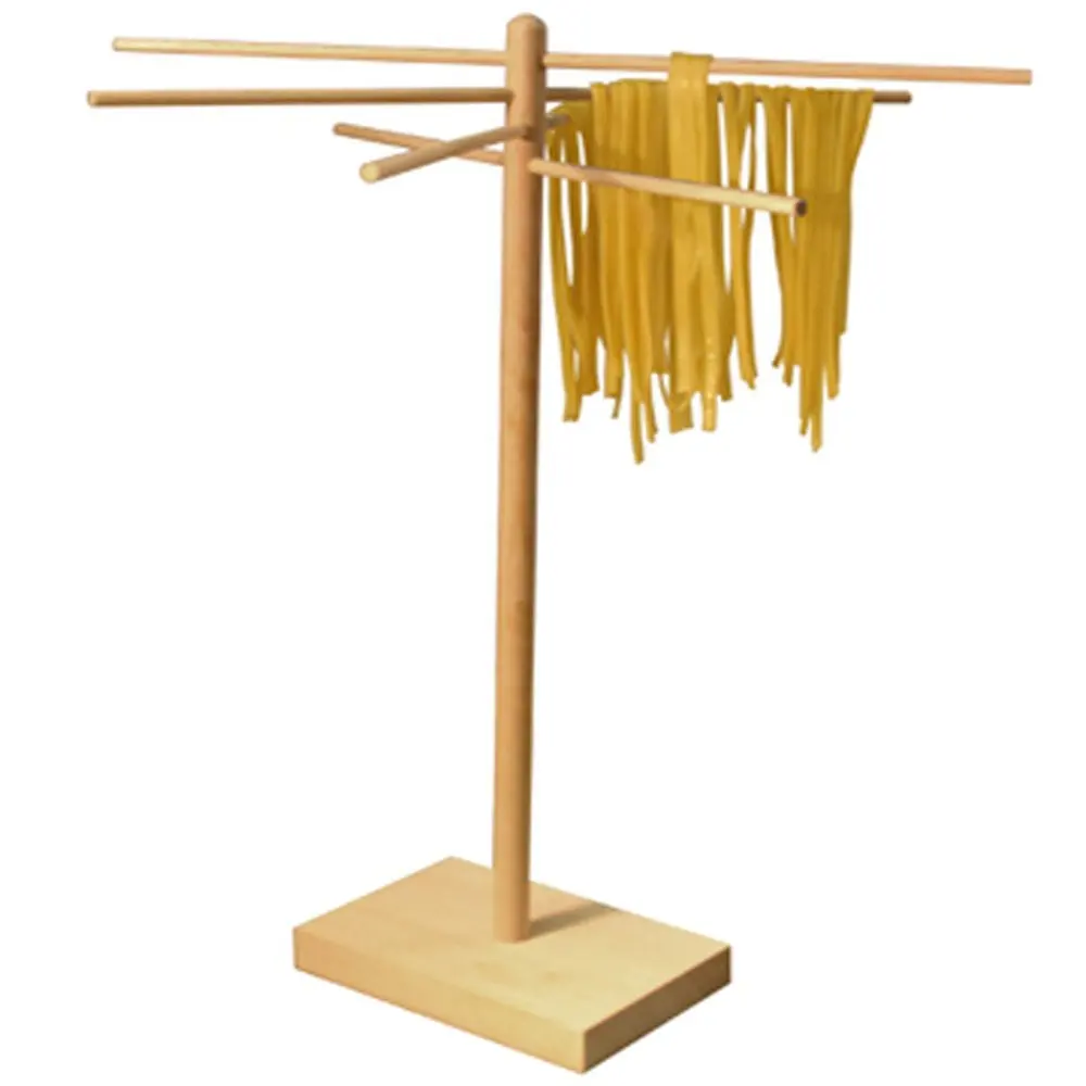 
Food noodle hanging holder bamboo pasta drying rack 