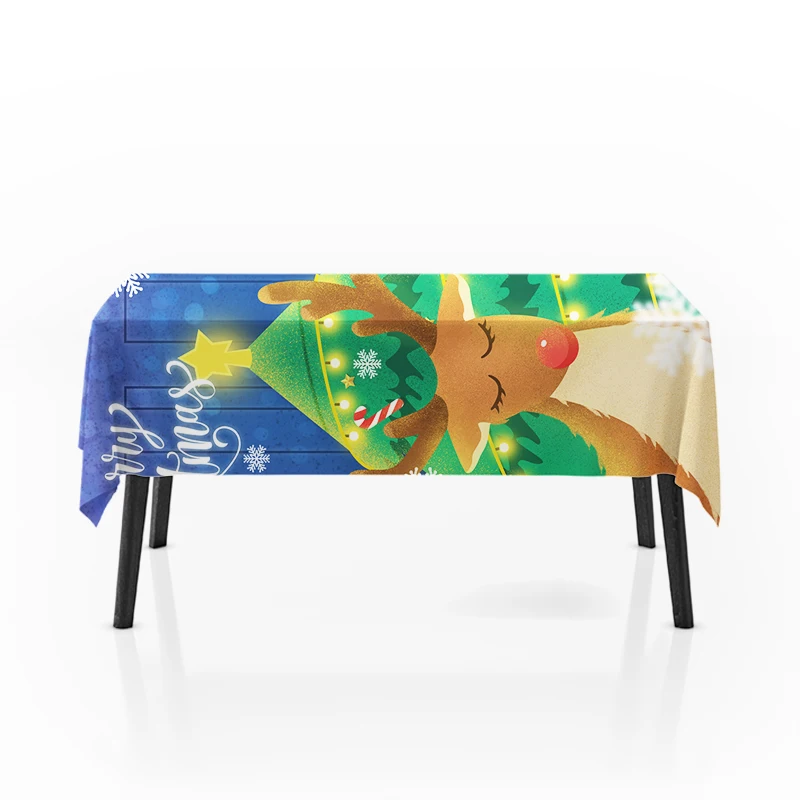 2021 Красочный Узор, принимаются индивидуальные заказы, полиэфирная ткань для рождественского домашнего декора