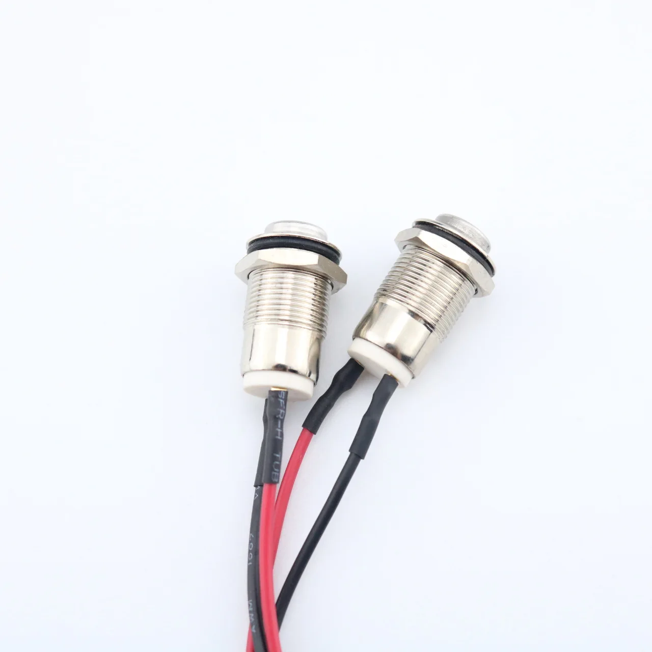 12mm light led waterproof metal switches button push button switch with  wire