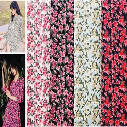 Высококачественная индивидуальная хлопчатобумажная Сомалийская Чаллис с цветочным принтом, простая тканая 100% искусственная ткань для платьев для девочек