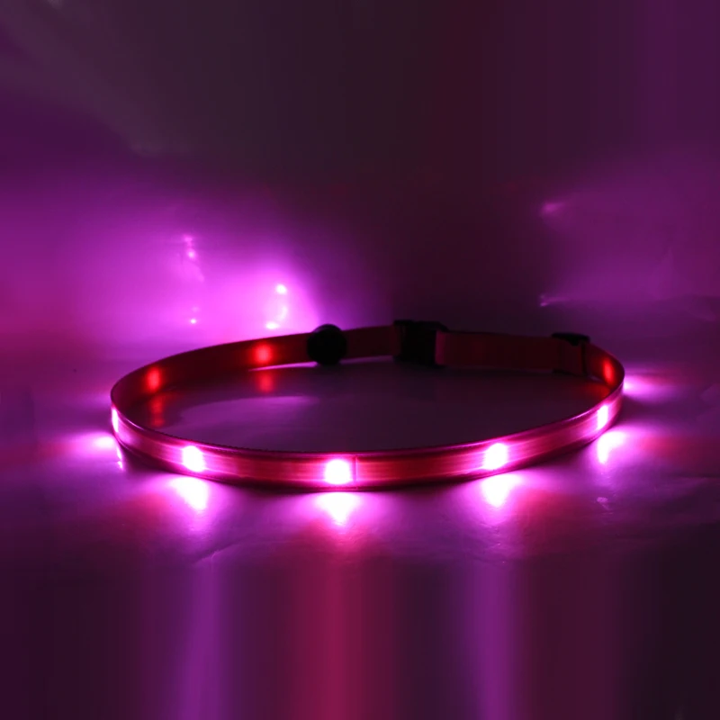 USB reflective lattice led waist band for men running in the dark