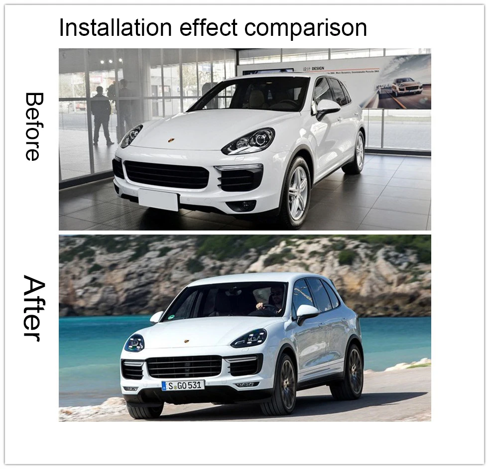 2015+ Front Protective bumper for cayenne turbo