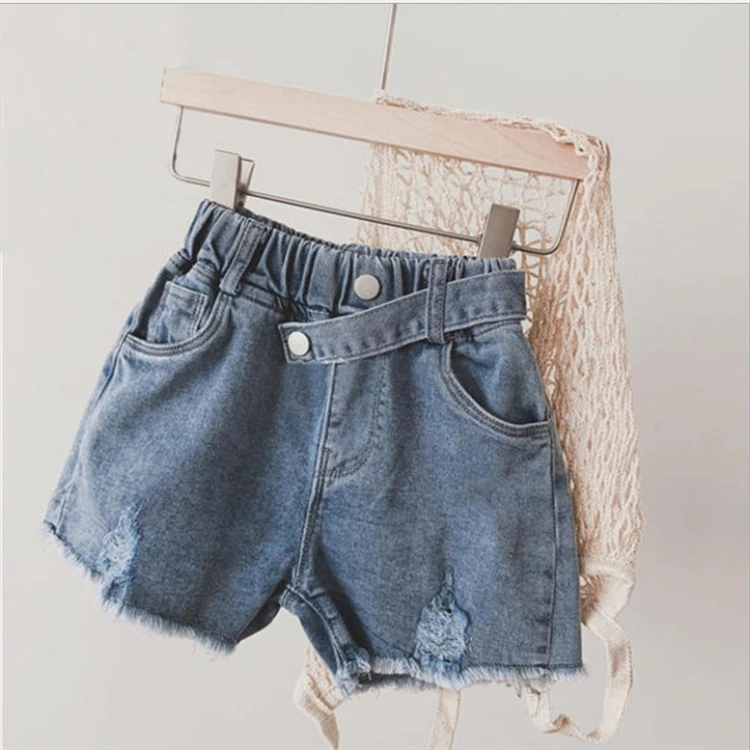 
Fashion New Kid Denim Shorts Casual Hot Sale Girls Pants Cute Children Jeans Short Pants 