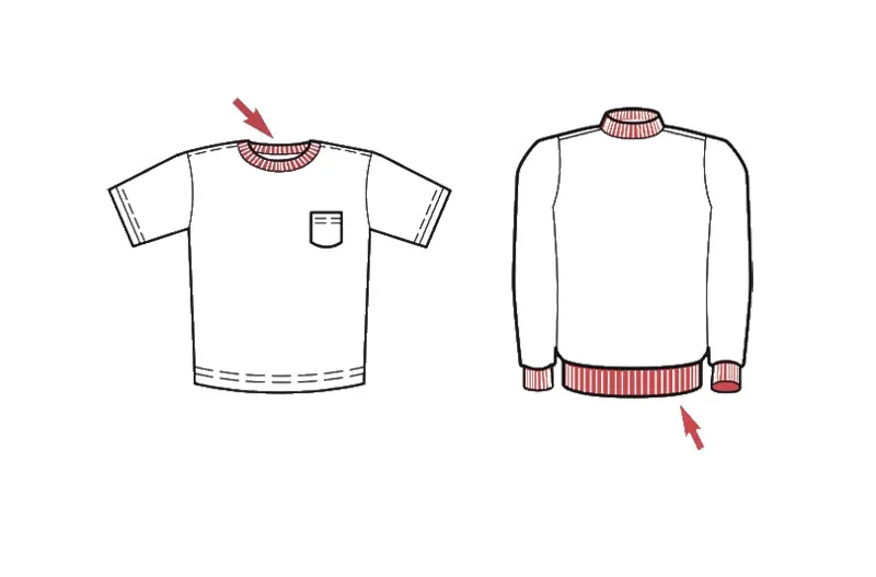 Automatic T-shirt round neck-hoodie ribbed collar/hem YAMATO overlock sewing machine AC1601|GRAND overlock sewing machine