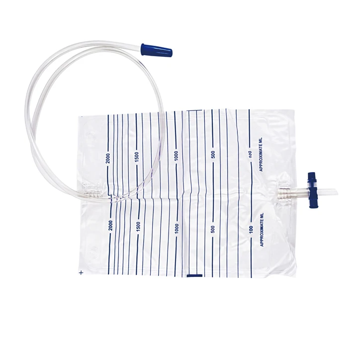 Medical Disposable T valve Urine Bag 1500ml 2000ML