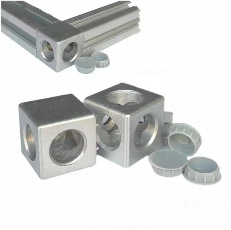 Factory Cheap Wholesale Aluminum Connector Zn-Alloy Alu Alloy Connector For  Aluminum Profile