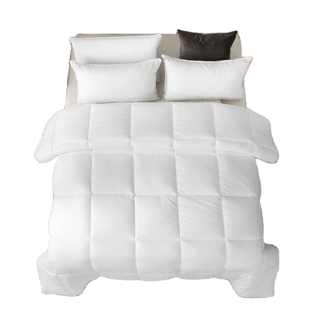 High Quality All Season King Size Microfiber White Bed Quilt Duvet Comforter With Cheap Price