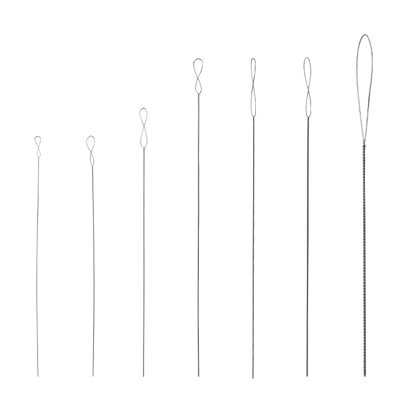 Large Big Eye Stainless Steel Needle Collapsible Embroidery Bead Needle Thread Sewing Beading Needles