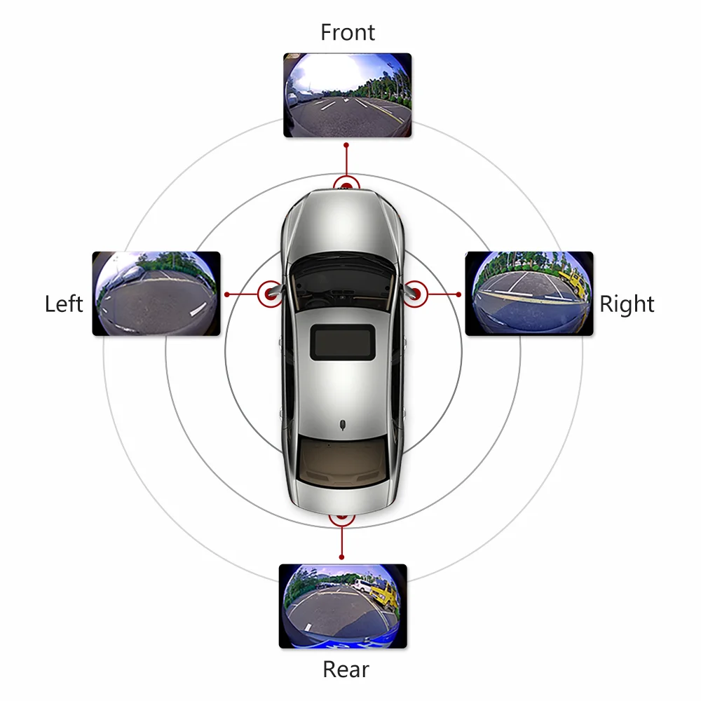 Wemaer Factory Sale OEM Custom High Quality Full HD 1080P 360 Degree Cars Bird Eye View Panorama Images Camera System