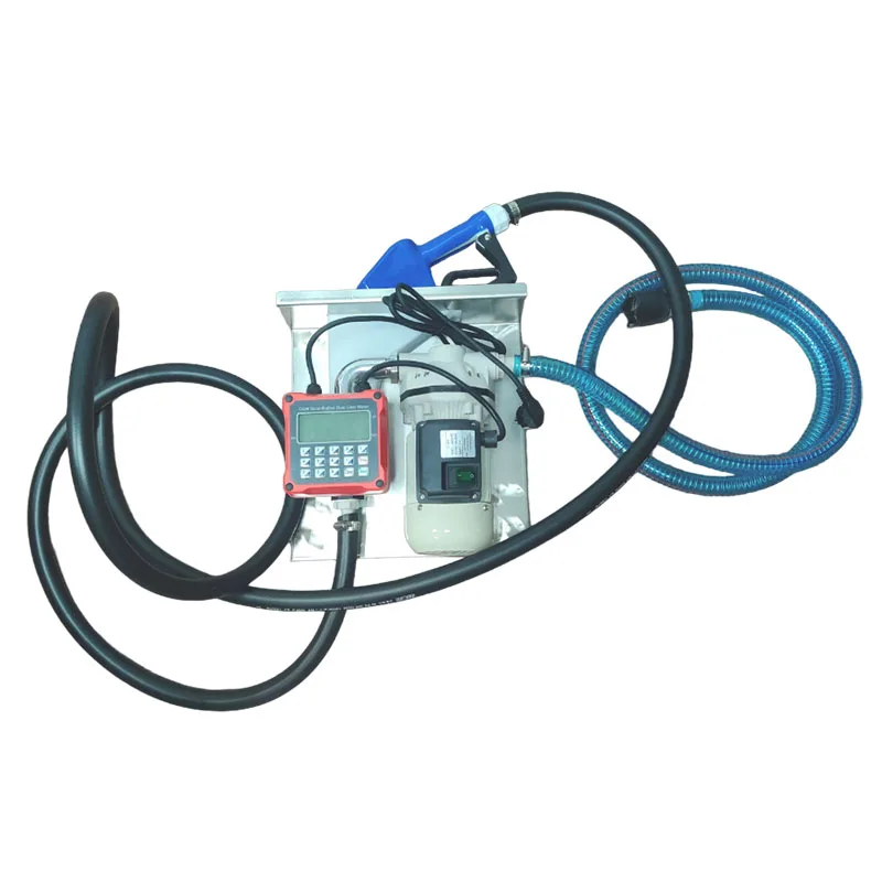 40L/min Large Flow Rate 12V 24V 220V Electric Preset Urea Water AdBlue Transfer Pump Kit with Nozzle Meter and Hose