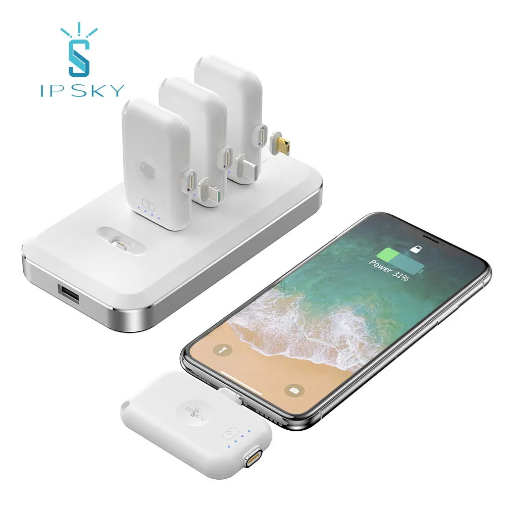 
latest IPSKY portable charger 5200mah battery pack power bank changer smartphone power bank 