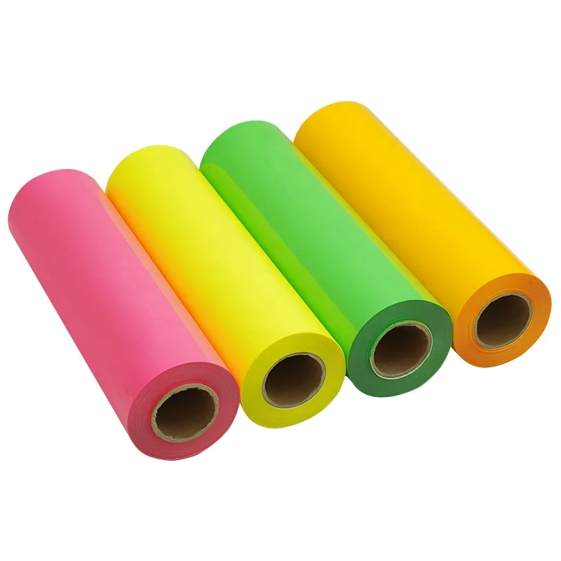 Fluorescent Pattern Reflective Quality 0.1Mm Thickness Htv Pu Heat Transfer Film Vinyl
