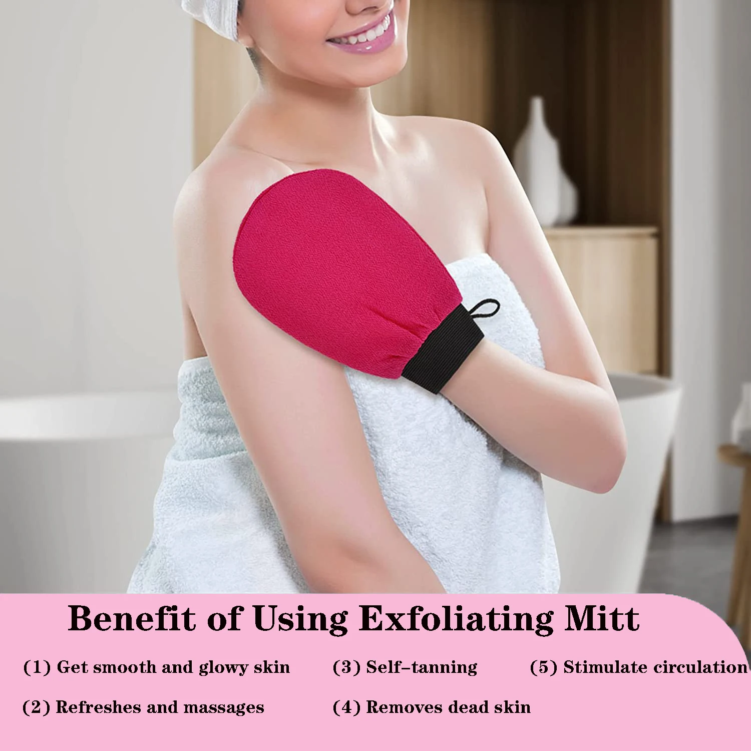 Wholesale Bath Exfoliating Mitt Gloves Shower Brushes Body Scrubbers Resistance Body Massage Sponges Dead Skin Remover SPA Foam