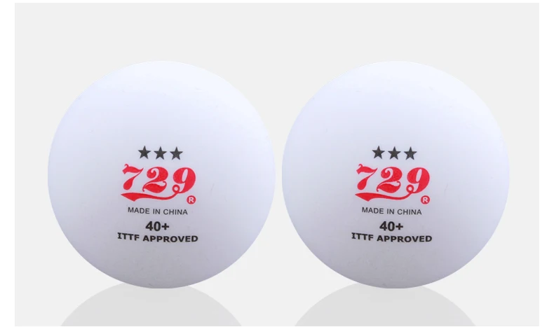 729 Friendship  professional quality 3 star table tennis ball 40+ professional player ITTF approved pingpong ball
