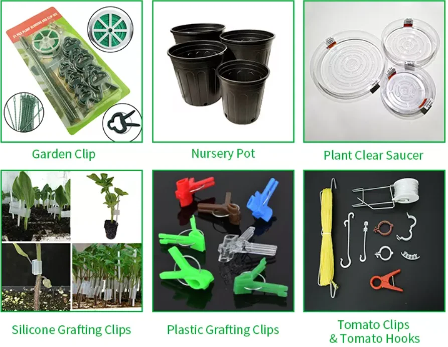 Biodegradable PLA Tomato Plant Lock Clips Tomato Clips and Strawberry Plant Support For Fixed Vine Vegetable