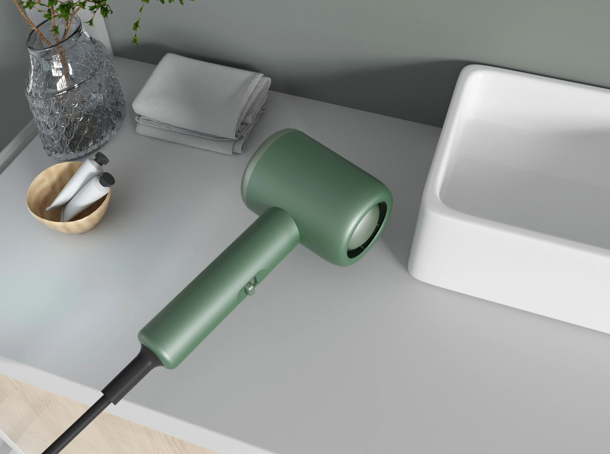 New Best Seller Foldable Mini High Power Magnetic Portable Travel Hotel Professional Blow Cepillo Secador Ionic Hair Dryer