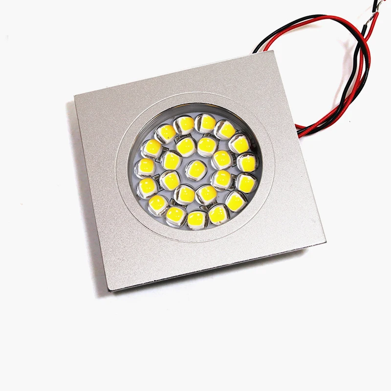 12V 24V Mini LED Downlight Campervan Interior Roof Light 50mm Cut out