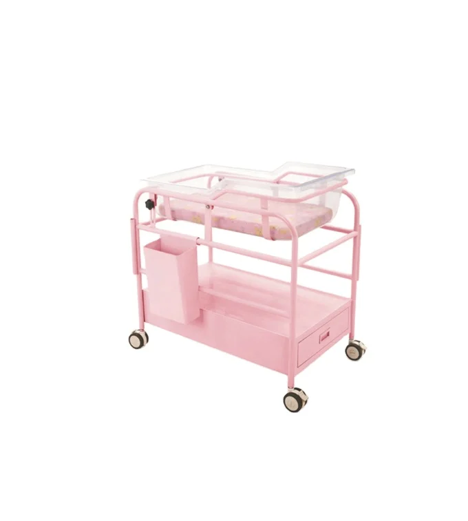 Hospital furniture baby cot bed luxury pink baby beds for new born baby crib bedding biocomet