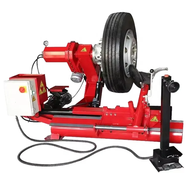 11r22.5 vertical removing type semi large heavy duty portable manual trailer transport truck tire tyre spreader changer machine