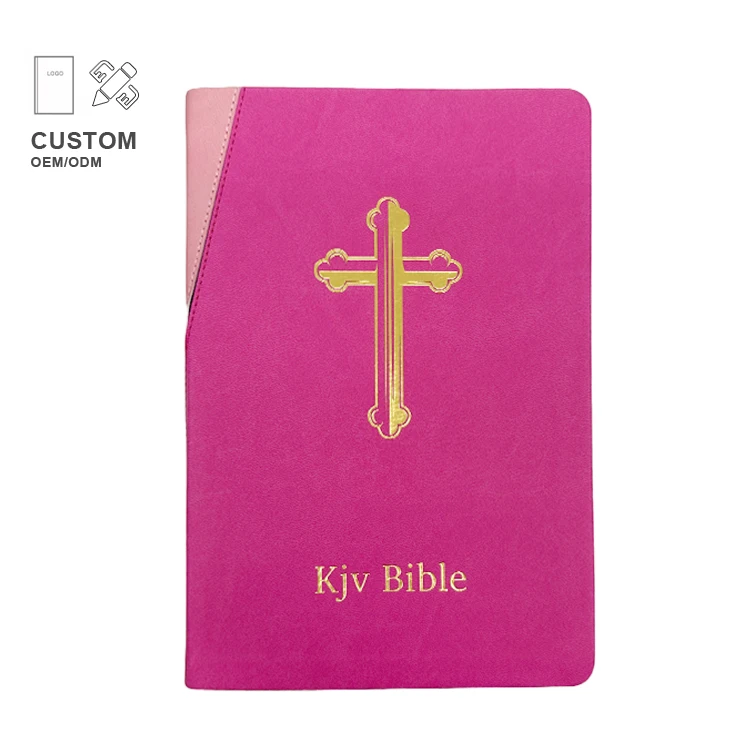 Profesional Manufacturer High Quality Design Hardcover Pink Girl Spanish Holy Bible In Reina Valera 1960 Bible