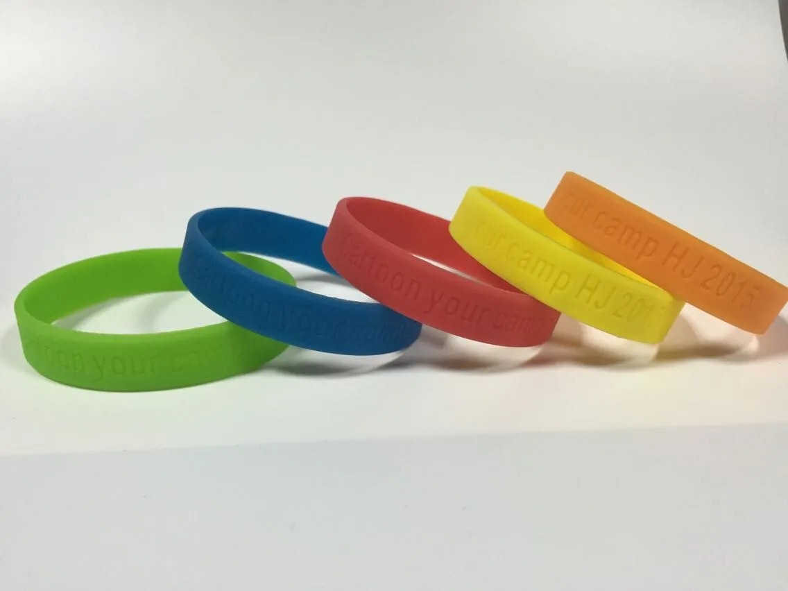 Рекламный резиновый браслет Персонализированный Силиконовый силиконовый на