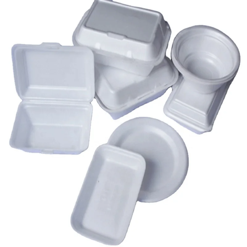 PS polystyrene foam disposable fast food box take out food containers we sale machine