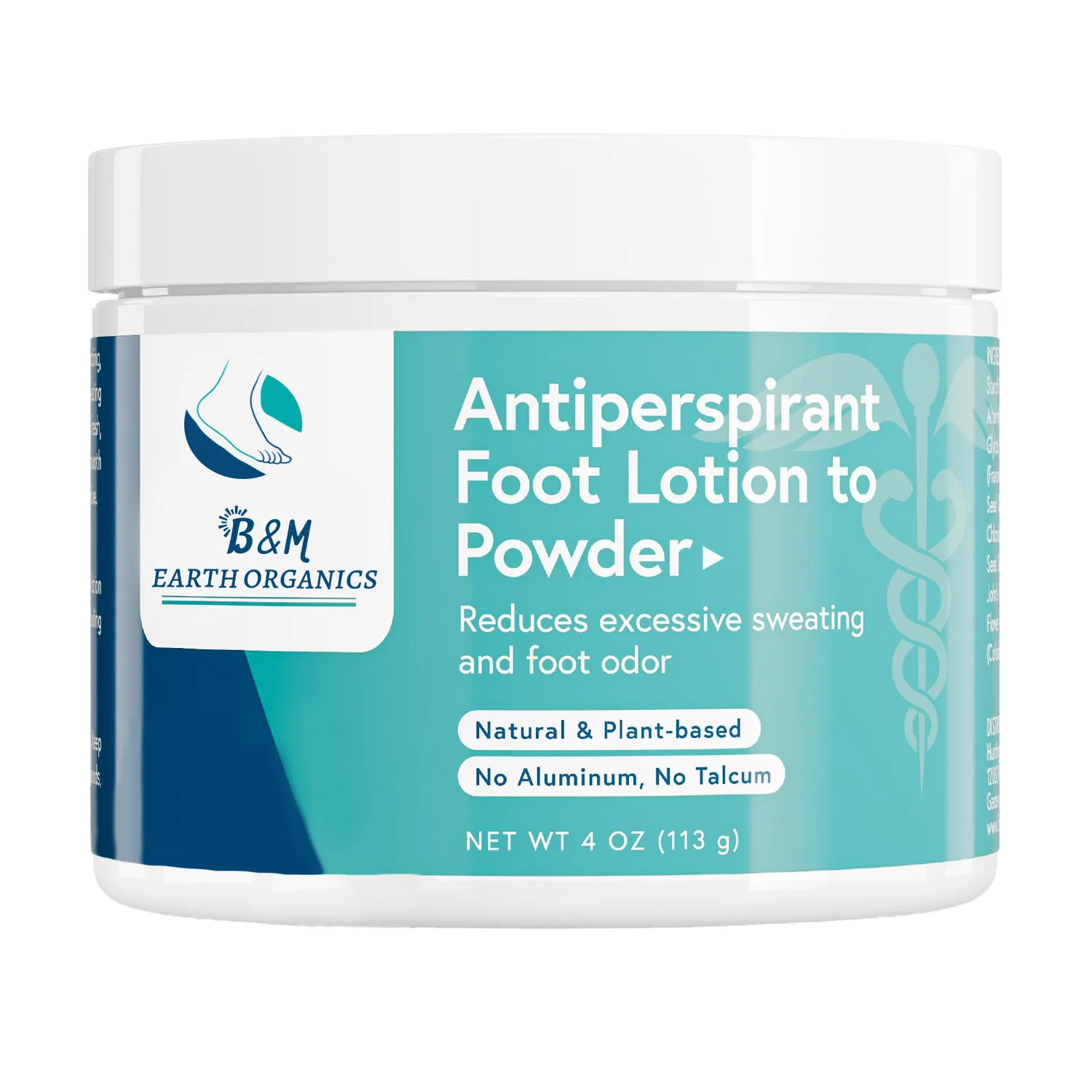 Foot Lotion to Powder Plant Based Foot Powder for Smelly Feet Odor Foot Lotion for Dry Feet