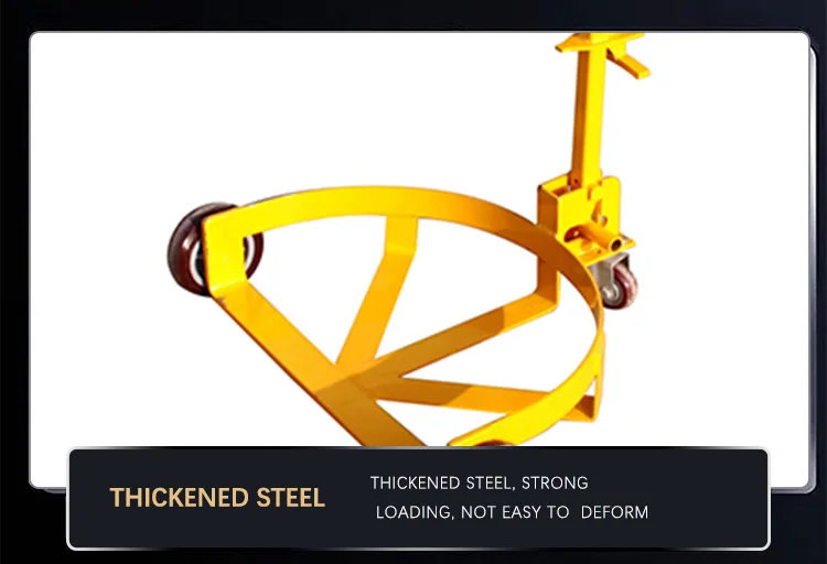Low tank Mechanical oil drum truck steel model moving oil drum cart drum trolley