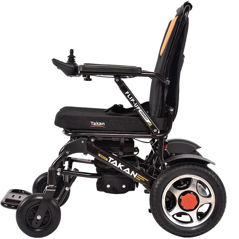 2022 High Quality Sports Electric Wheelchair Black Lightweight Luxury Seats Ultralight Wheelchair Folding Electric Wheelchair