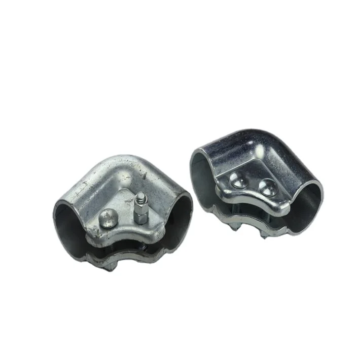Made in China Stamping Fabrication Zinc Plated Elbow Key Clamp Fittings/Coupling Key Clamps Pipe Fittings Steel Elbow Fence Clam