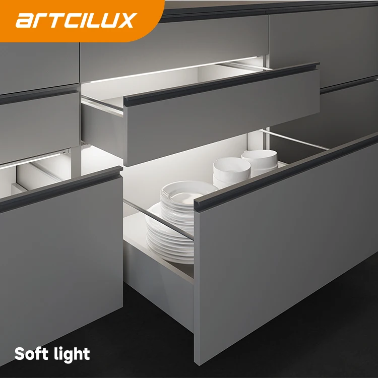 ARTCILUX Customized Length Drawer LED Light Flat Design With Door Trigger Sensor cabinet drawer light
