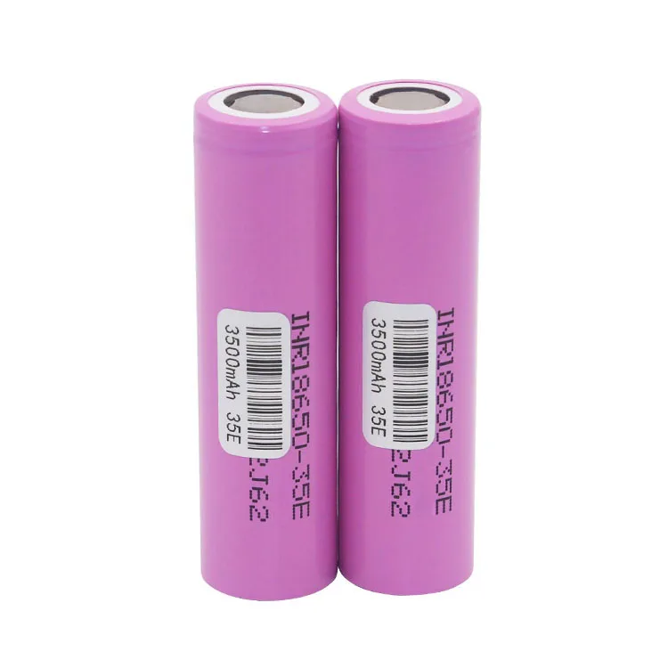 Высокая емкость 18650 35E 3500mAh 3 7 v перезаряжаемые литий-ионные аккумуляторные батареи лодки электромобили подводные Солнечная INR