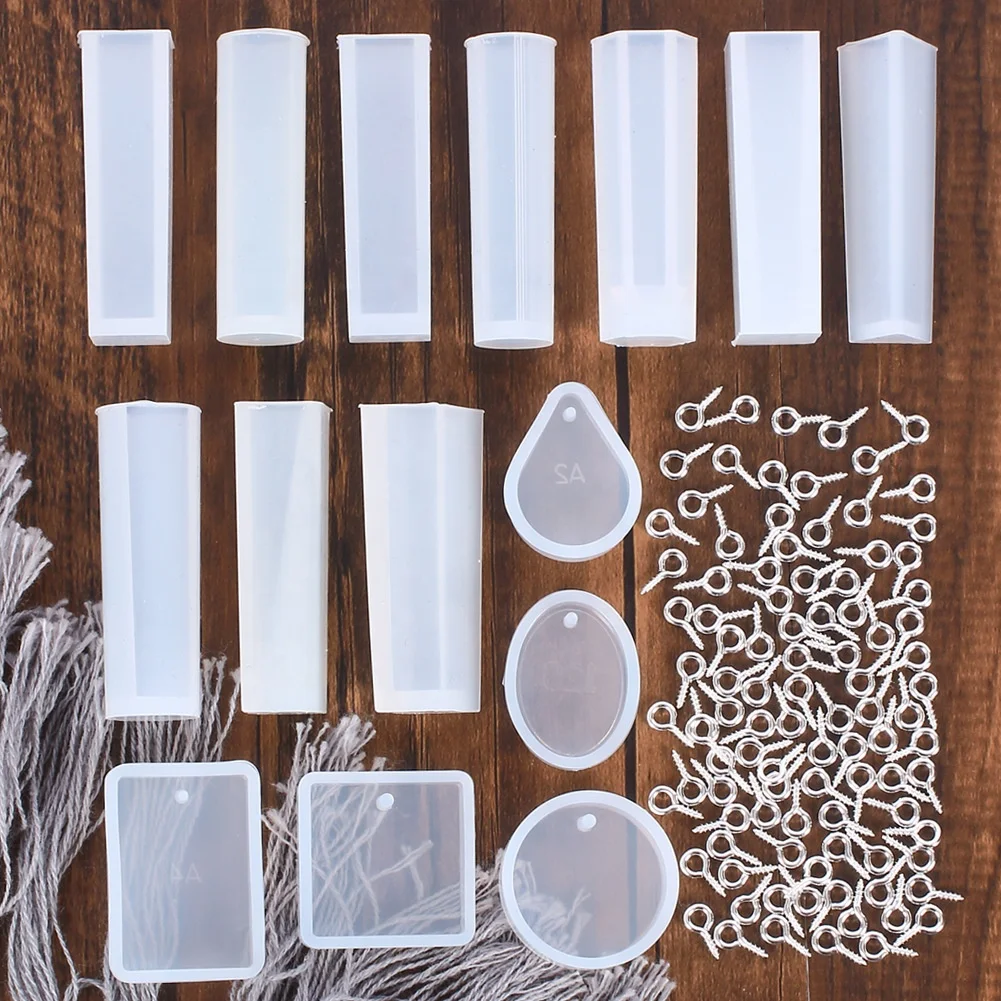 Wholesale Liquid Silicone Mold Necklace Pendant  Epoxy Resin Molds Silicone Mould For DIY Jewelry Finding Making Tool