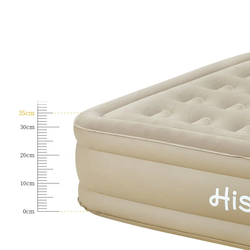 HISPEED Furnitures Camping Set Self Inflating Mat PVC Thicken 40cm Car Air Mattress Inflatable Sleeping Pad with Pump