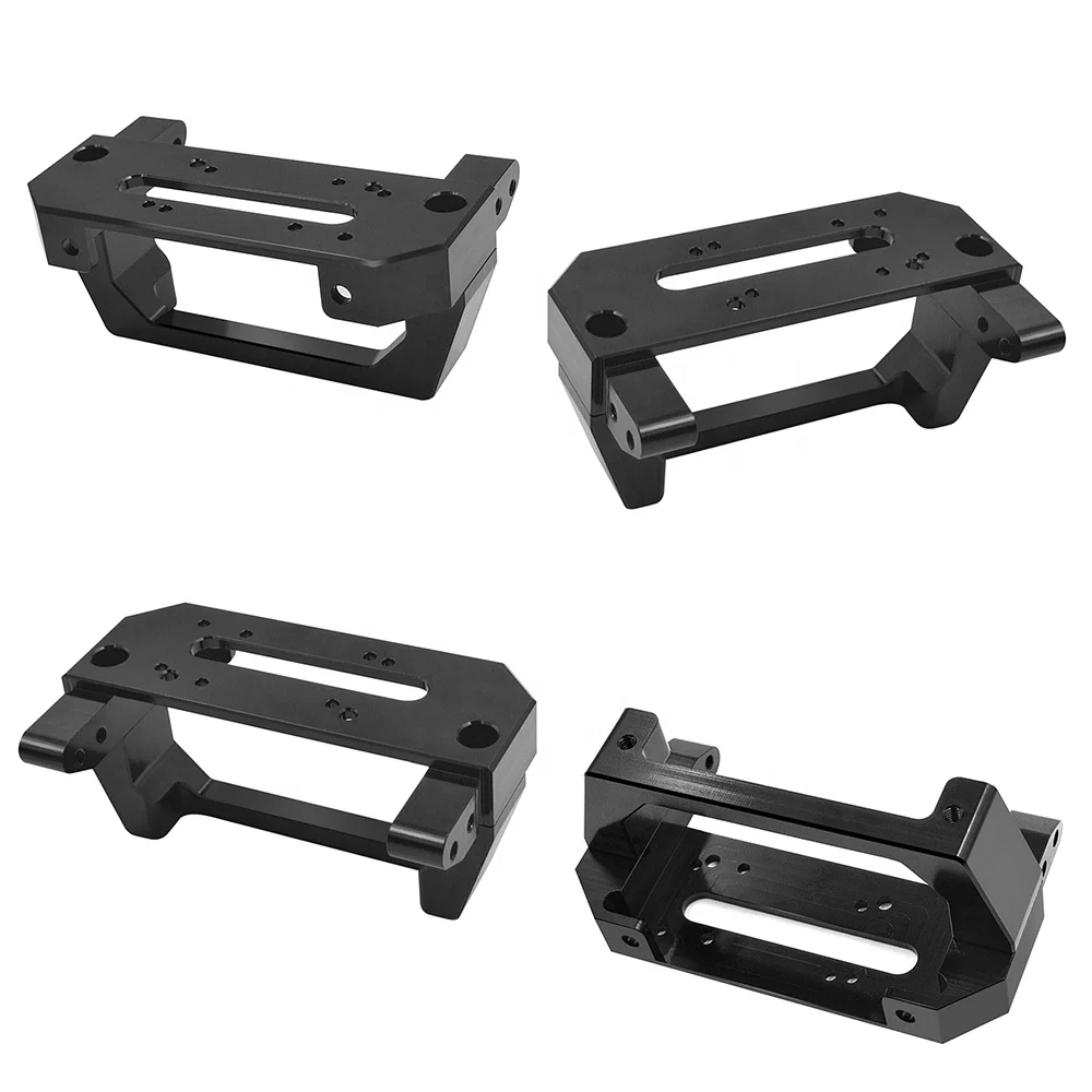 Fortified Winch Mount Base for Z-E0119 Z-S1571 #8855 Winch 1/10 TRX-4 Bronco 4WD RC Crawler Car Upgrade Parts Accessories