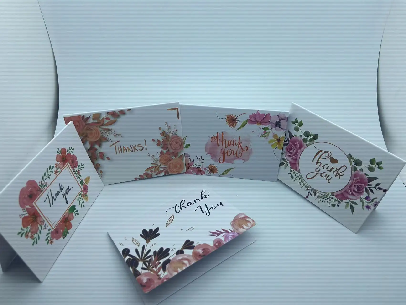 Custom Factory  Customized Printing Luxury Greeting Card Visiting Gift Thank You Cards scratch off labels