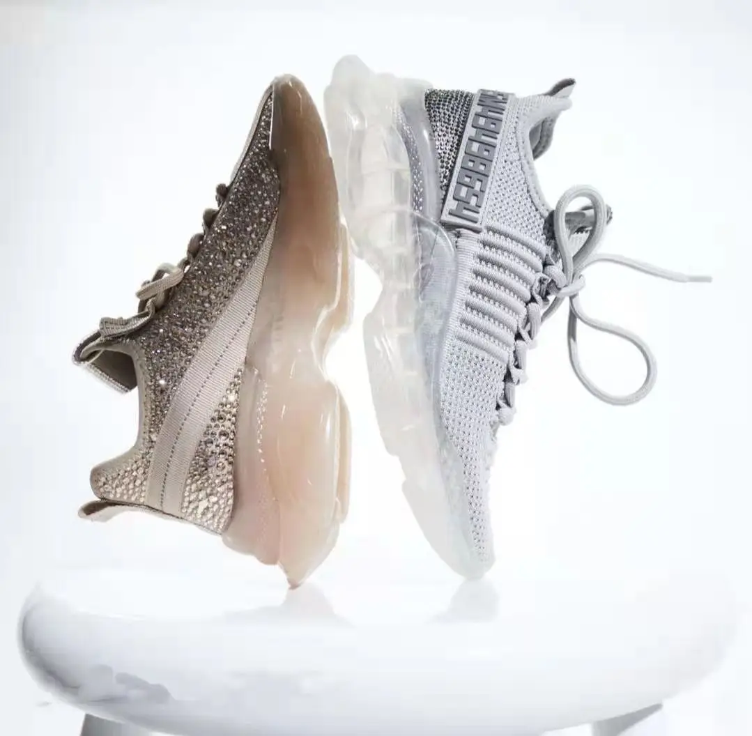 
2021 summer new round head flying woven belted women fashion sneakers plus size low shallow casual single shoes 