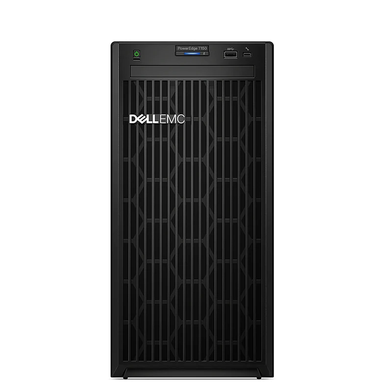 EMC server dell t150 intel xeon E-2314 8g 1t dvdrw 300w power supply tower data center servers dell t150 server