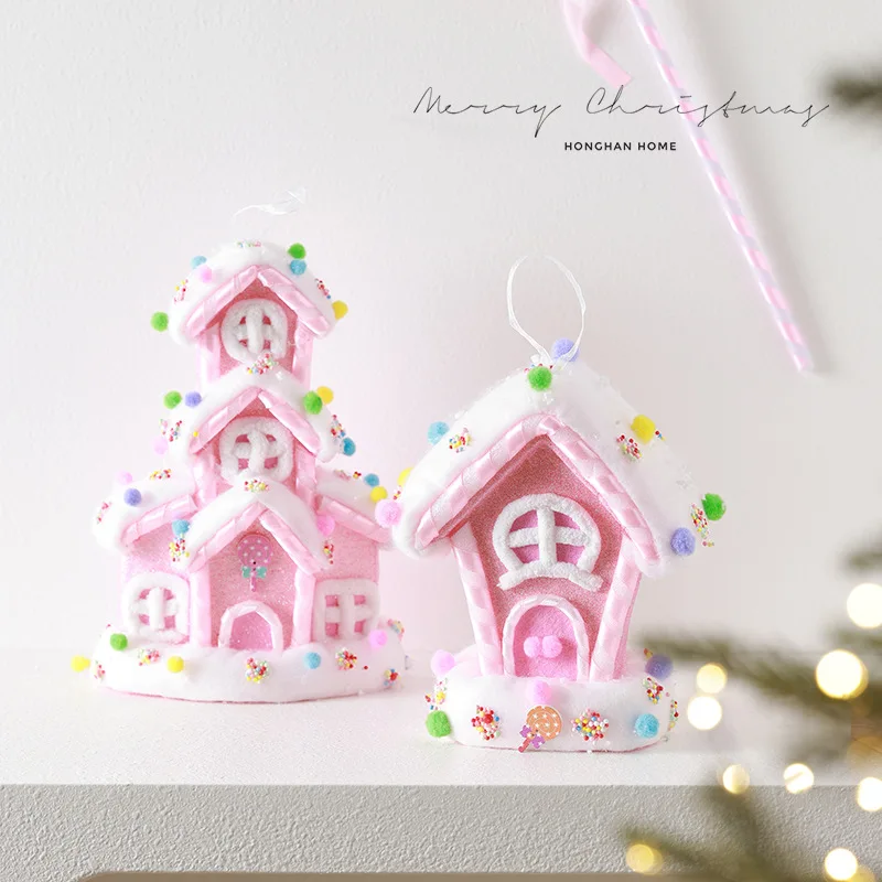 Christmas Festive & Party Supplies Multicolor Lollipop With Bow Polymer Clay Christmas Candy Ornaments