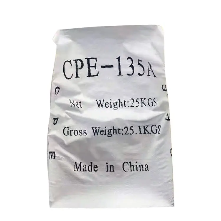 Pvc Raw Materials Impact Modifier Chlorinated Polyethylene Cpe 135a For Pvc Of Low Price